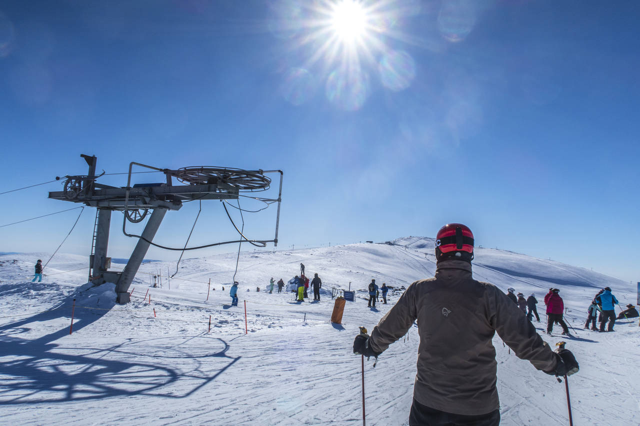 Strålende påskevær i Trysil på langfredag i fjor. Foto: Halvard Alvik, NTB scanpix