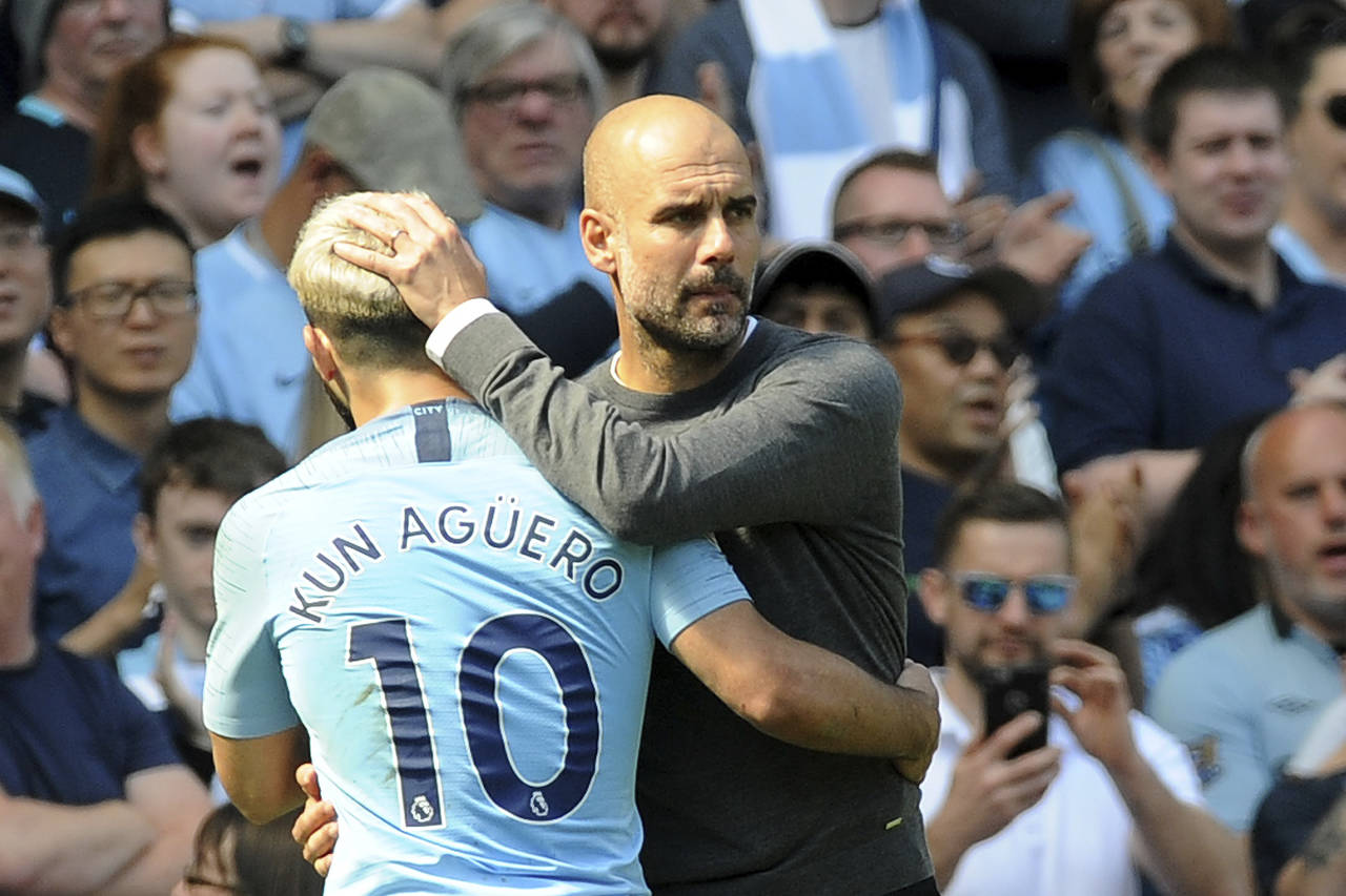 Manchester City-manager Josep Guardiola frykter ikke Manchester United. Foto: Rui Vieira / AP / NTB scanpix