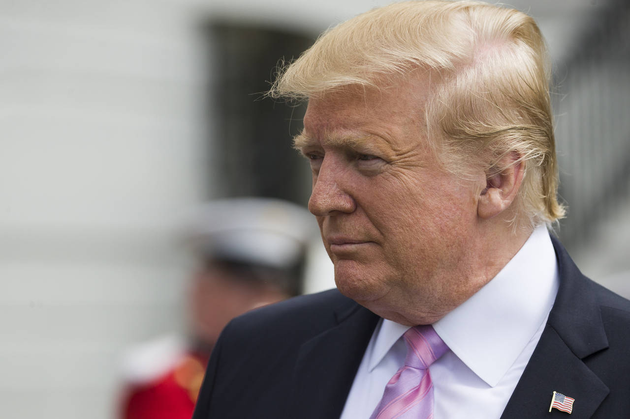 President Donald Trump nekter å la offentligheten få innsyn i hans selvangivelser. Foto: Alex Brandon / AP / NTB scanpix