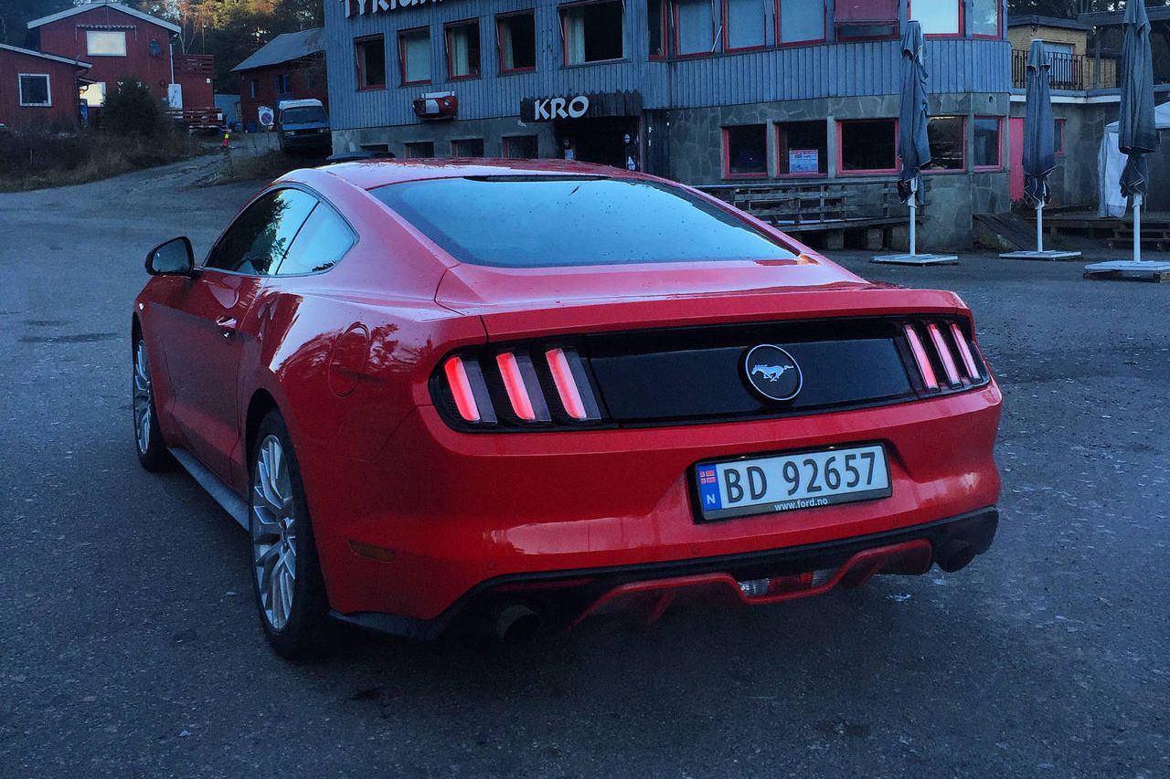 MEST SOLGT: Siden 2015, da den nye versjonen av Ford Mustang kom, er det solgt 115 stykker i Norge. FOTO: Morten Abrahamsen / NTB