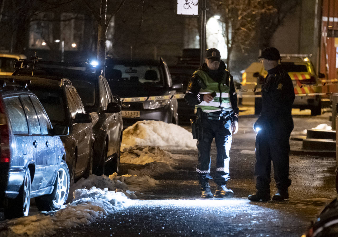 En mann ble skutt i Trondheim sentrum torsdag kveld. Foto: Ned Alley / NTB scanpix