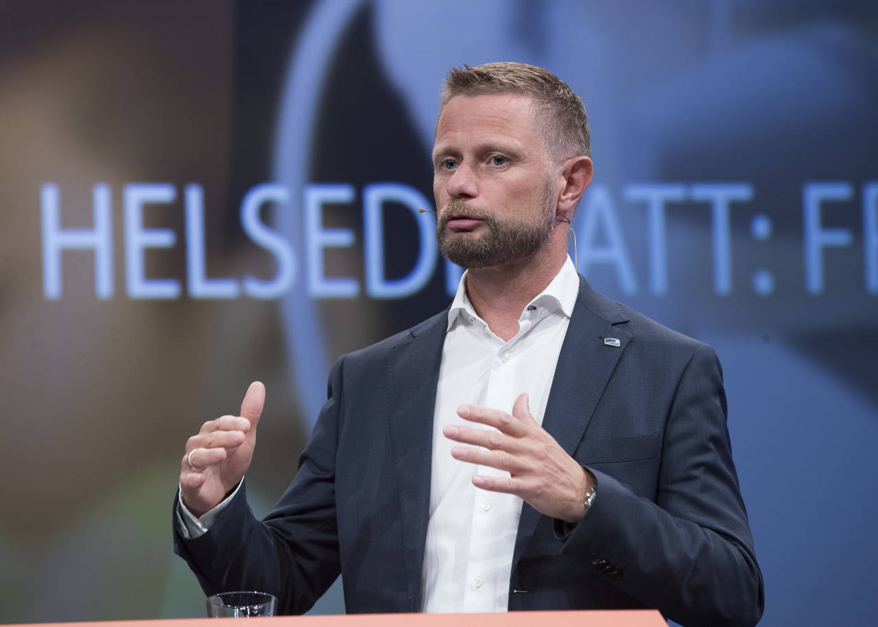 Helseminister Bent Høie (H) reagerer på de lange ventetidene. Foto: Terje Pedersen / NTB scanpix.