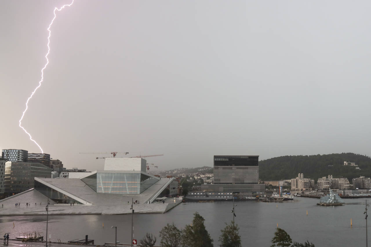 Alt regnværet de siste dagene har vært med på å påvirke strømprisene, som er rekordlave. Foto: Ørn E. Borgen / NTB scanpix