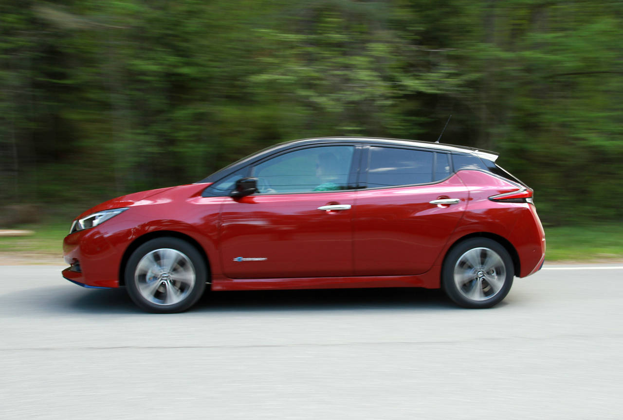 50.000: I dag ruller det over 50.000 Nissan Leaf på norske veier, og 400.000 på verdensbasis. FOTO: Morten Abrahamsen / NTB