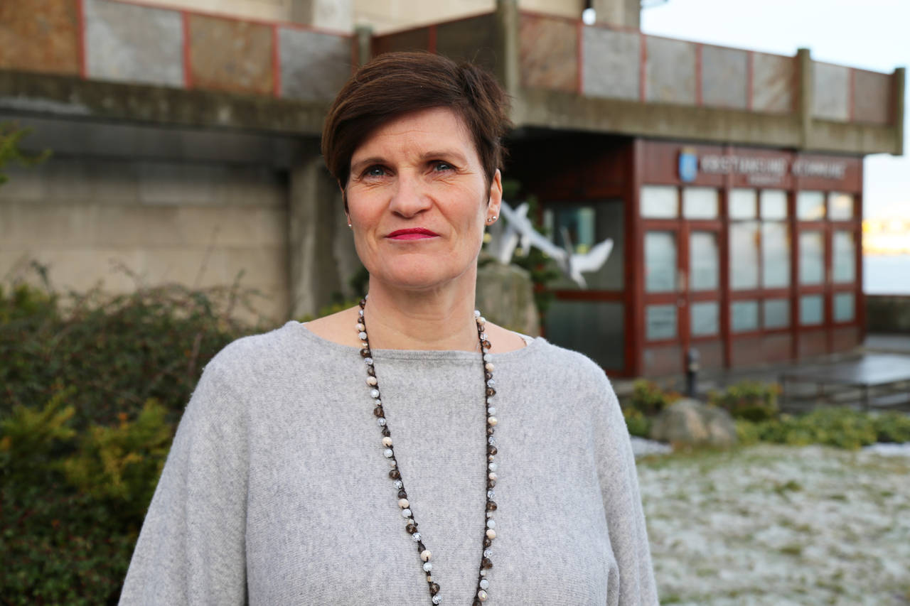 Kommunalsjef for oppvekst i Kristiansund kommune, Christine Reitan, er godt fornøyd med jobben som gjøres i den enkelte skole i Kristiansund. Foto: Tore Lyngvær / Kristiansund kommune