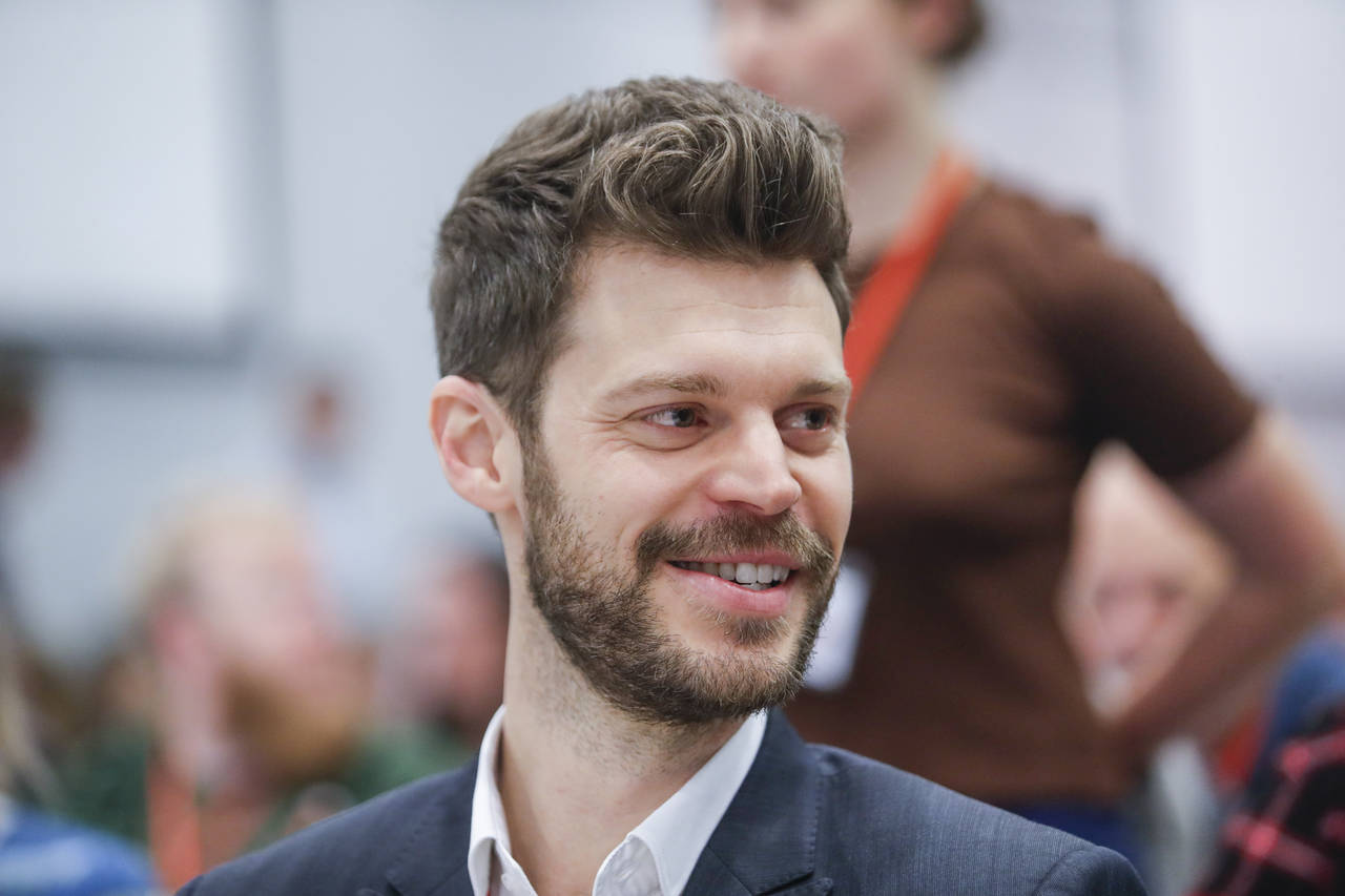 Oslo 20190510. Rødt-leder Bjørnar Moxnes avviser påstander om at han bruker populistiske grep for å fremme partiets politikk. Foto: Terje Bendiksby / NTB scanpix