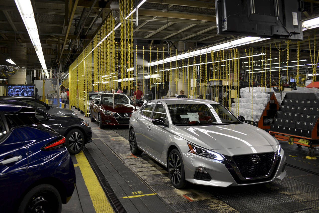 TØFFE TIDER: Nissan internasjonalt har gått på en nedtur det siste året. Her fra fabrikken i Smyrna, Tennessee. FOTO: William DeShazer / Reuters / FOTO: William DeShazer / Reuters / FOTO: William DeShazer / Reuters
