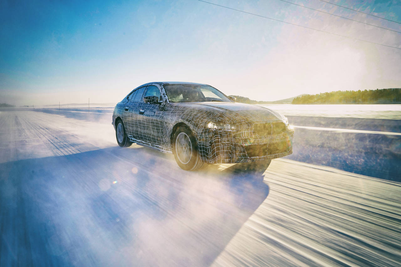 EFFEKTIV: BMW sier deres kommende elbil i4 skal ha en ny generasjon drivlinje. FOTO: Produsenten