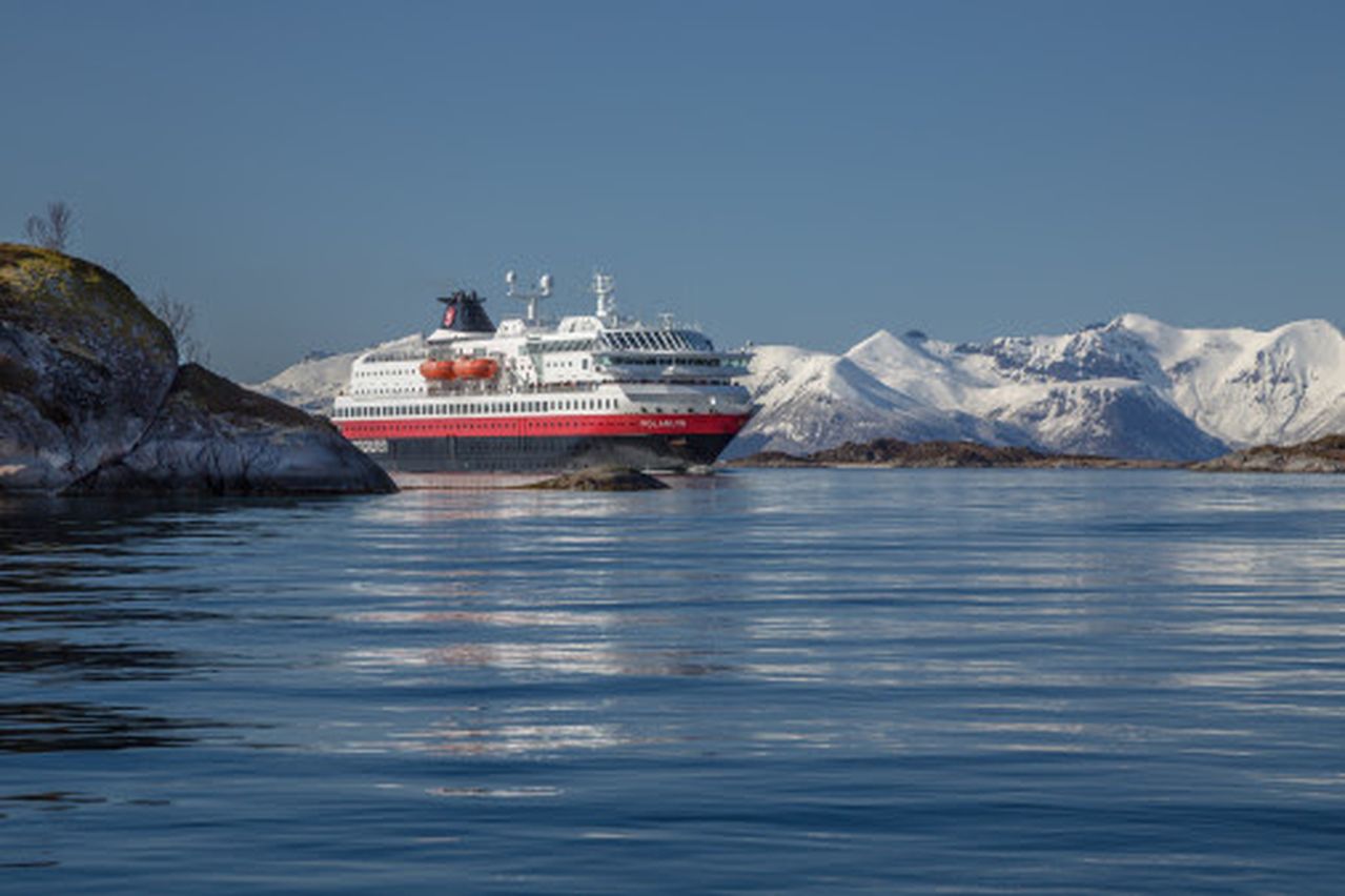 Hurtigruten tester bruk av biodiesel på MS Polarlys. Foto: Hurtigruten