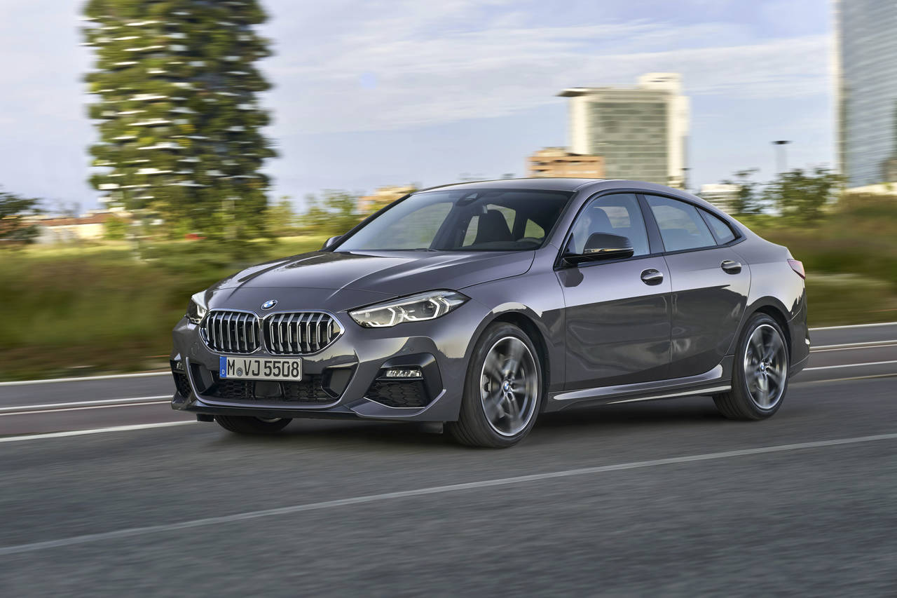 SEDAN-COUPÉ: BMW prøver nå ut sedan- og coupé-miksen på sin minste modell. FOTO: Produsenten
