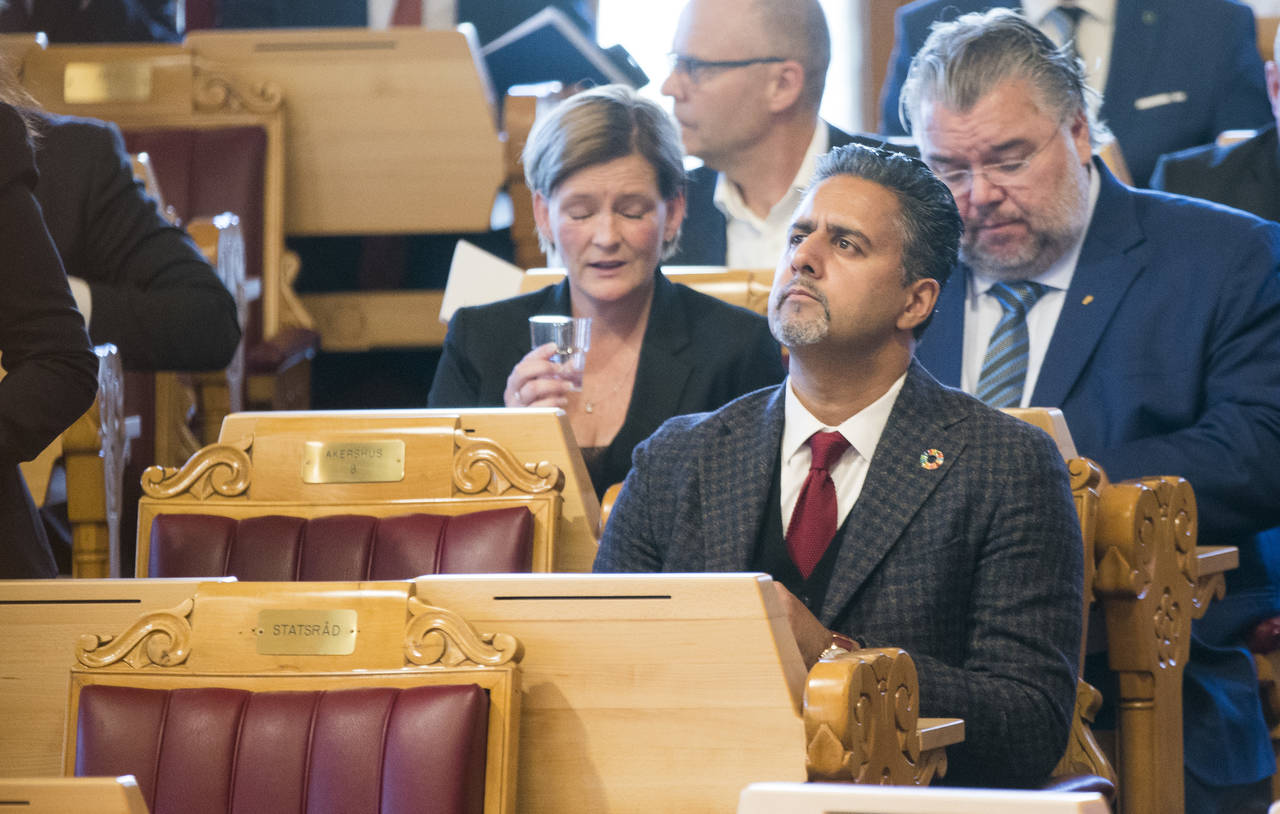 Abid Raja bekrefter at han ønsker seg en plass i partiledelsen til Venstre. Foto: Terje Pedersen / NTB scanpix