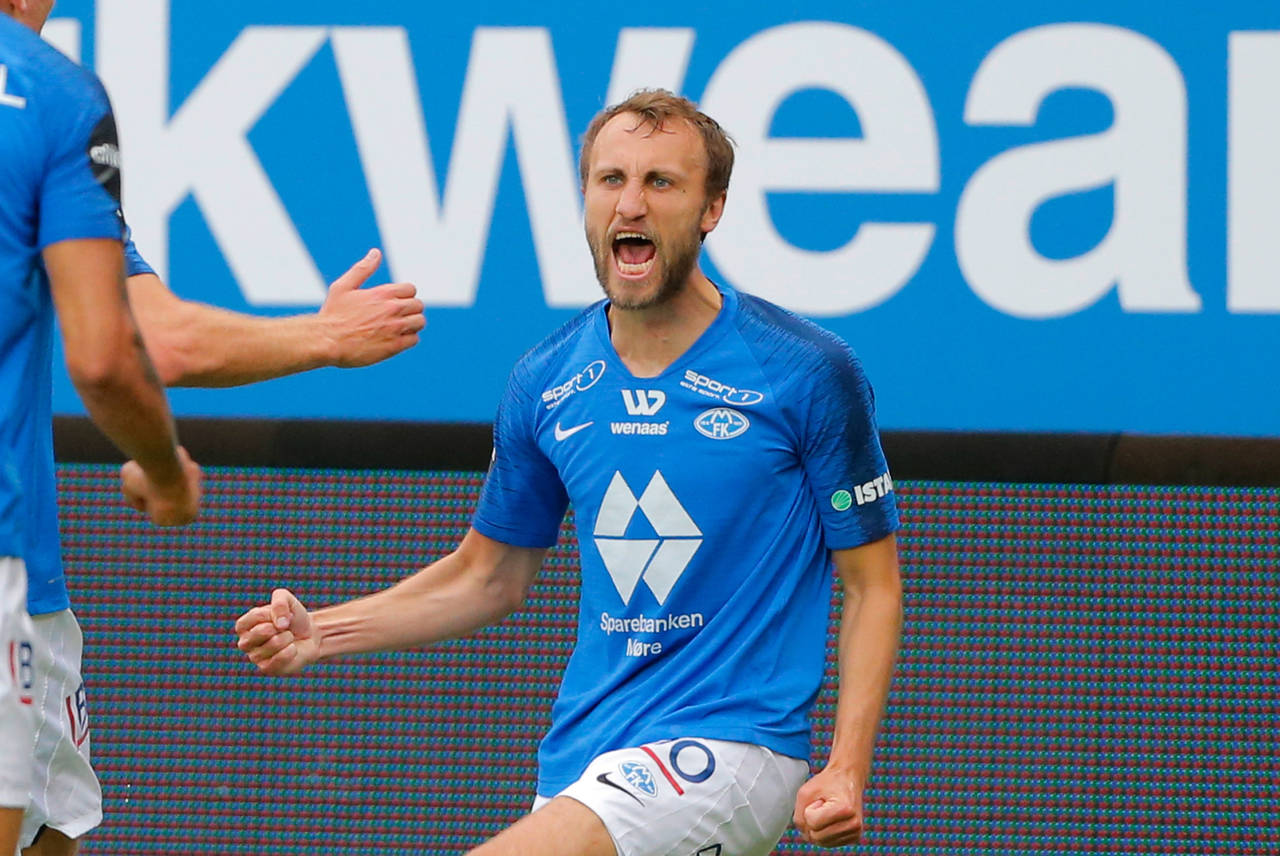Magnus Wolff Eikrem og Molde-spillerne har fått en ny sjef med på laget. Foto: Svein Ove Ekornesvåg / AP / NTB scanpix.