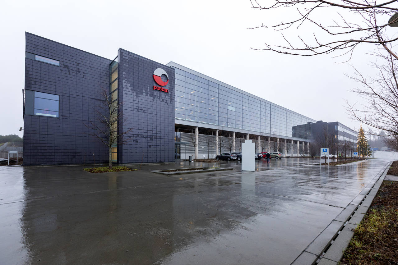 Heretter skal all sortering av post i Sør-Norge skje her på Postens terminal på Lørenskog. Foto: Gorm Kallestad / NTB scanpix