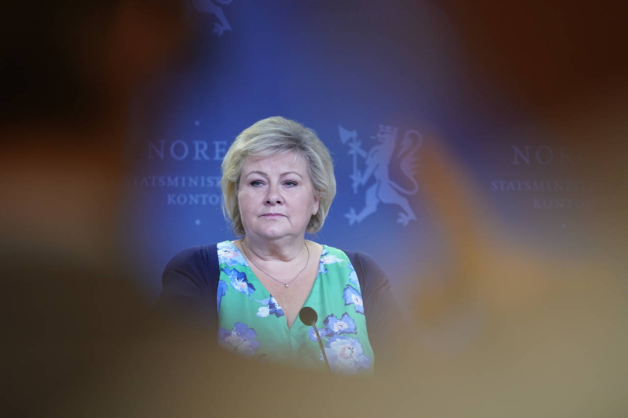 Statsminister Erna Solberg (H) tror Ap kan komme til å gi andre partier gjennomslag lokalt som velgerne kan komme til å si nei takk til når det er stortingsvalg i 2021. Foto: Heiko Junge / NTB scanpix