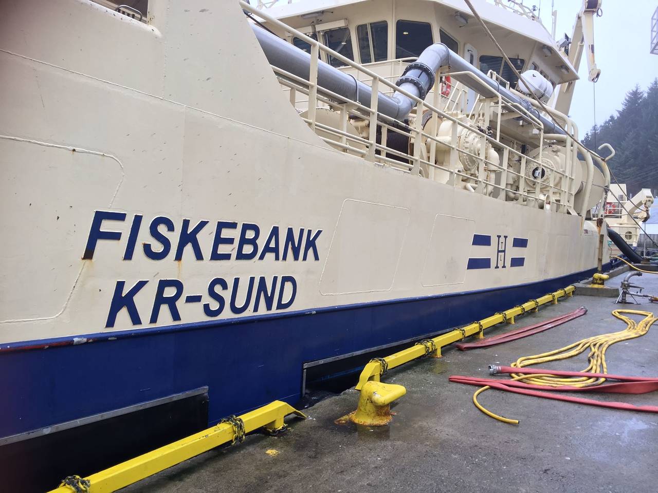 Tråleren Fiskebank tilhørende rederiet Hopmark Havfiske. Foto: Jarl Dyrnes