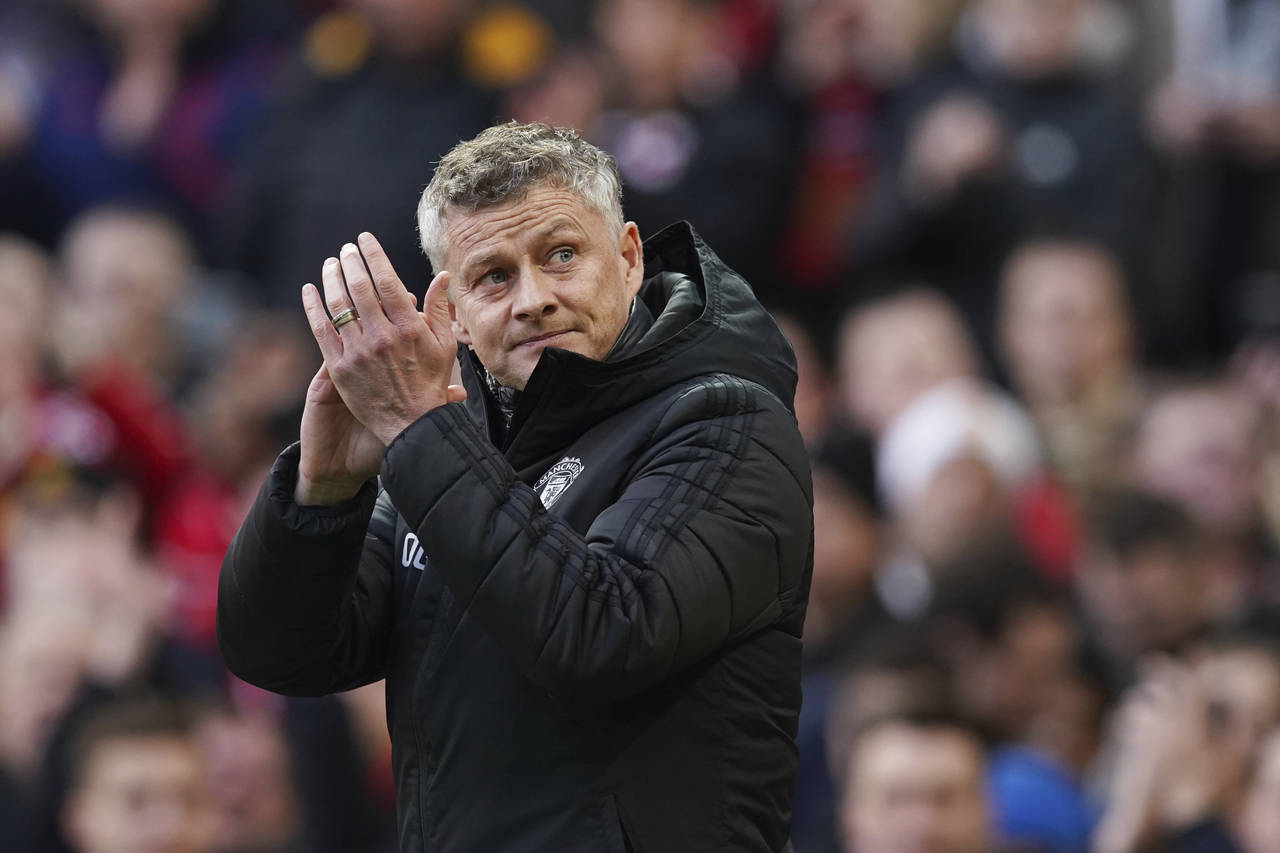 Ole Gunnar Solskjær håper på fellestreninger i mai. Foto: Dave Thompson / AP / NTB scanpix