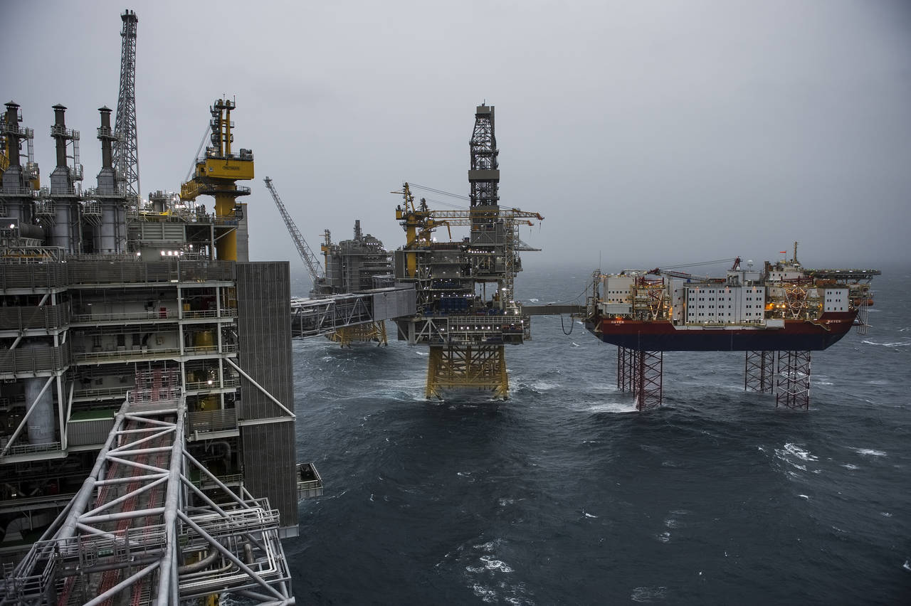 Johan Sverdrup-feltet i Nordsjøen. Foto: Carina Johansen / NTB scanpix