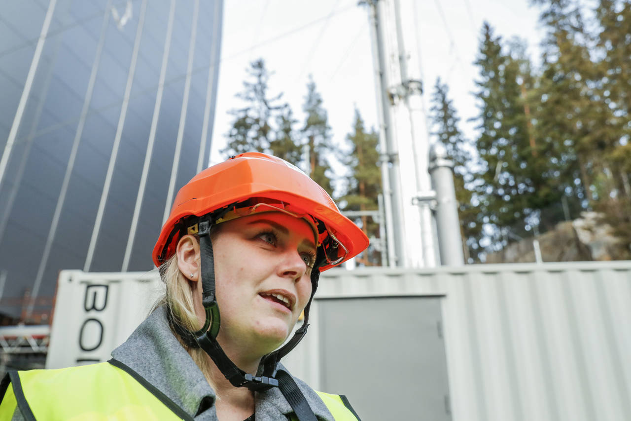 Olje- og energiminister Tina Bru (H) har gitt klarsignal til utbyggingsplanen for havvindprosjektet Hywind Tampen i Nordsjøen. Det blir verdens største anlegg for flytende havvind. Foto: Terje Bendiksby / NTB scanpix
