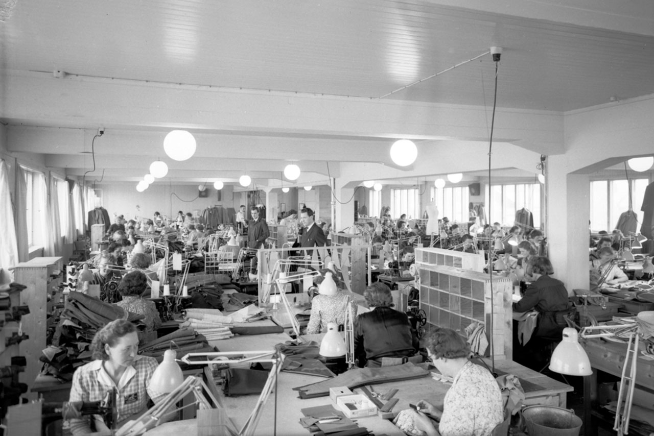 Berserk fabrikker i Kristiansund. Foto: Stiftelsen Nordmøre Museum