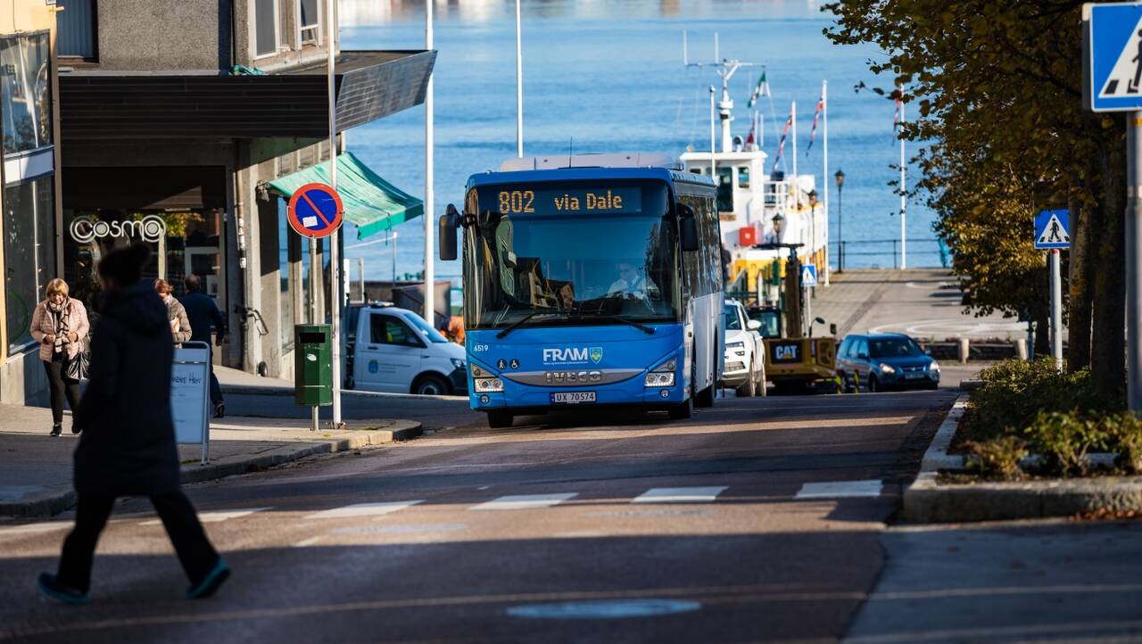 Nytt kollektivtilbud i Kristiansund. (Foto: Terje Aamodt)