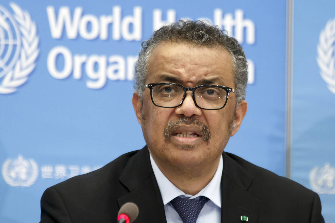 WHO-sjef Tedros Adhanom Ghebreyesus øyner håp om at koronapandemien vil være over innen to år. Foto: AP / NTB scanpix