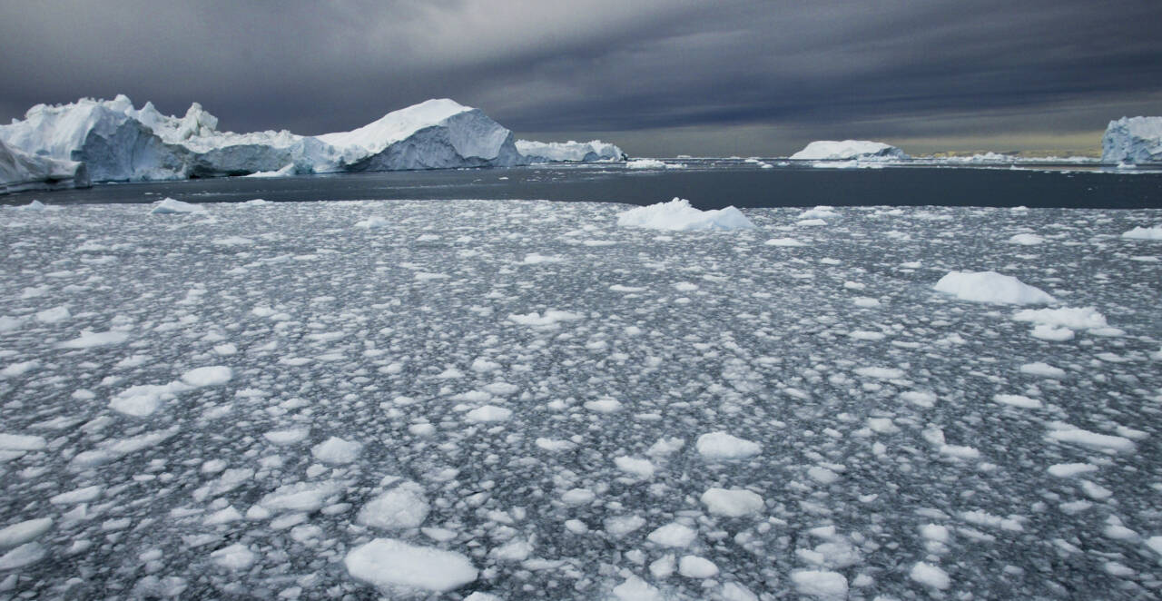 Smeltende is utenfor Ilulissat på Grønland. Arkivfoto: Foto: Jan-Morten Bjørnbakk / NTB scanpix