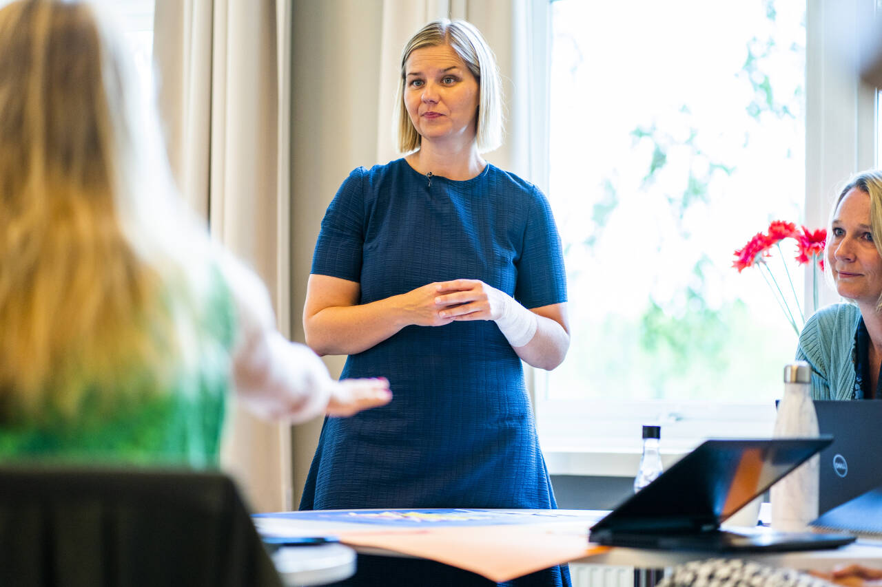 Kunnskapsminister Guri Melby (V) har bestemt seg for å varsle offentlig at hun ønsker å bli partileder i Venstre.Foto: Håkon Mosvold Larsen / NTB scanpix