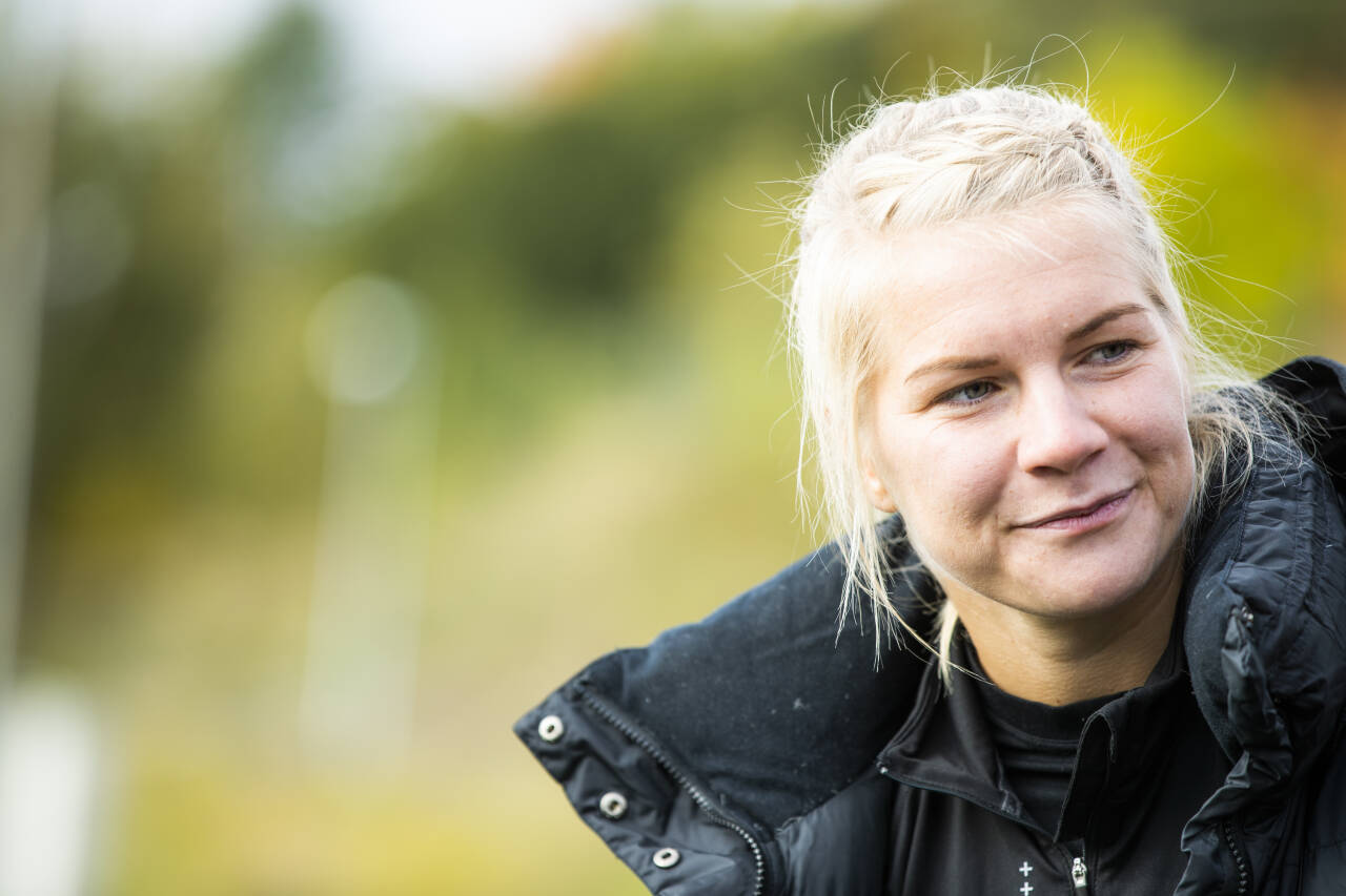 Ada Hegerberg spiller ikke Lyons mesterliga-test denne uka. Foto: Berit Roald / NTB scanpix