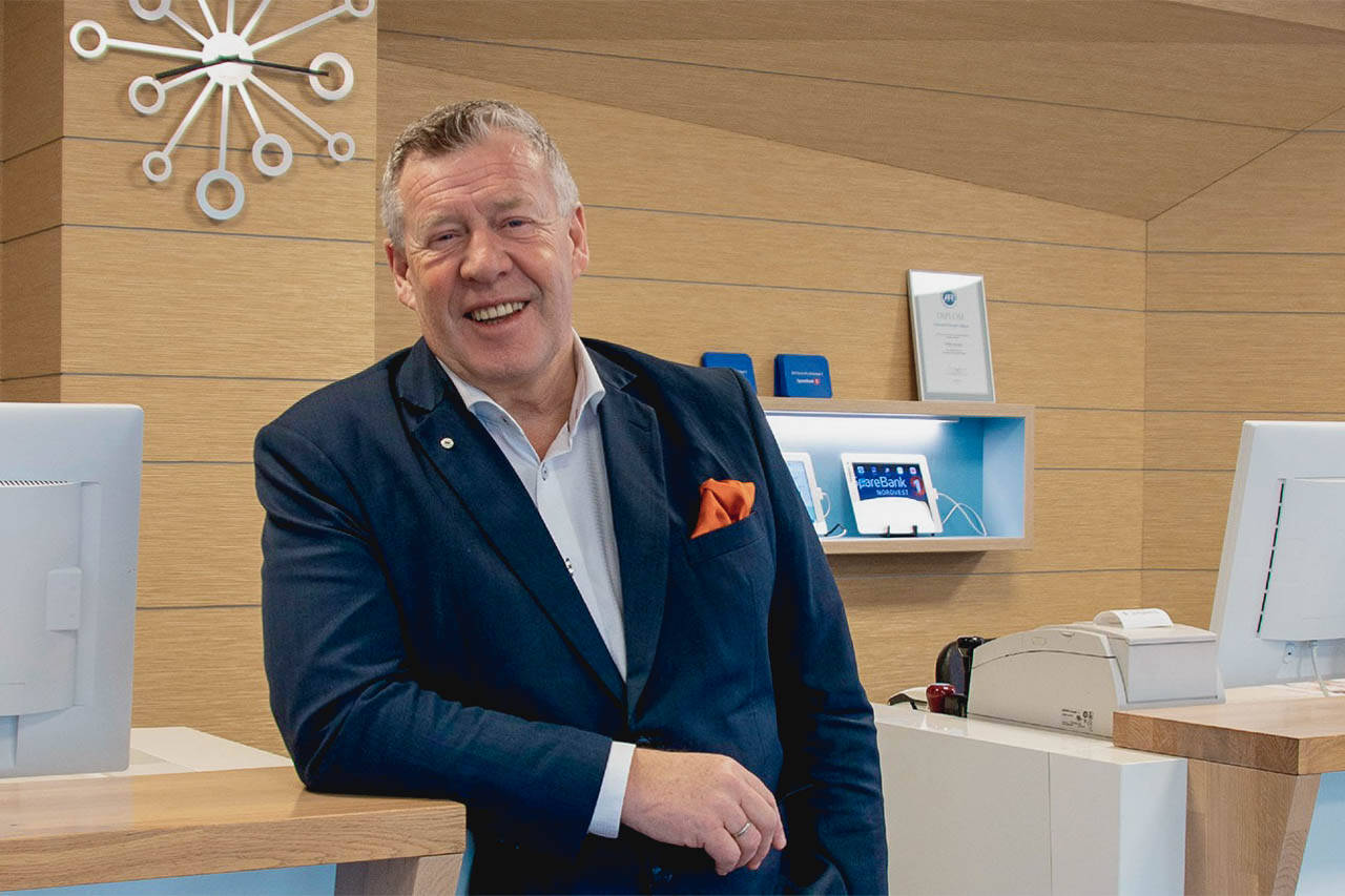 Odd Einar Folland er fornøyd tross utfordrende halvår. Foto: Sparebank 1 Nordvest