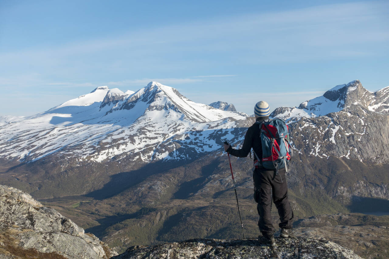 Ni av ti føler seg mindre bekymret i naturen.Foto: Gorm Kallestad / NTB