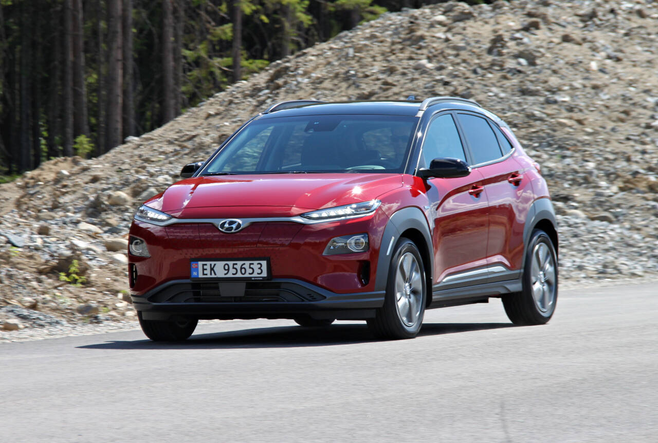 LADBARE: Den norske Hyundai-importøren har sluttet å ta inn biler som ikke kan lades. FOTO: Morten Abrahamsen / NTB