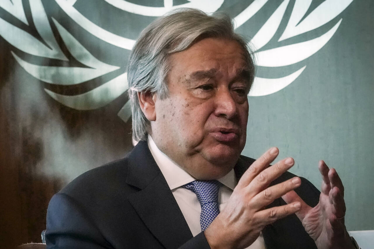 FNs generalsekretær António Guterres er blant annet misfornøyd med at stimulering- og redningspakker i så stor grad er brukt på sektorer med store karbonutslipp. Arkivfoto: Bebeto Matthews / AP / NTB