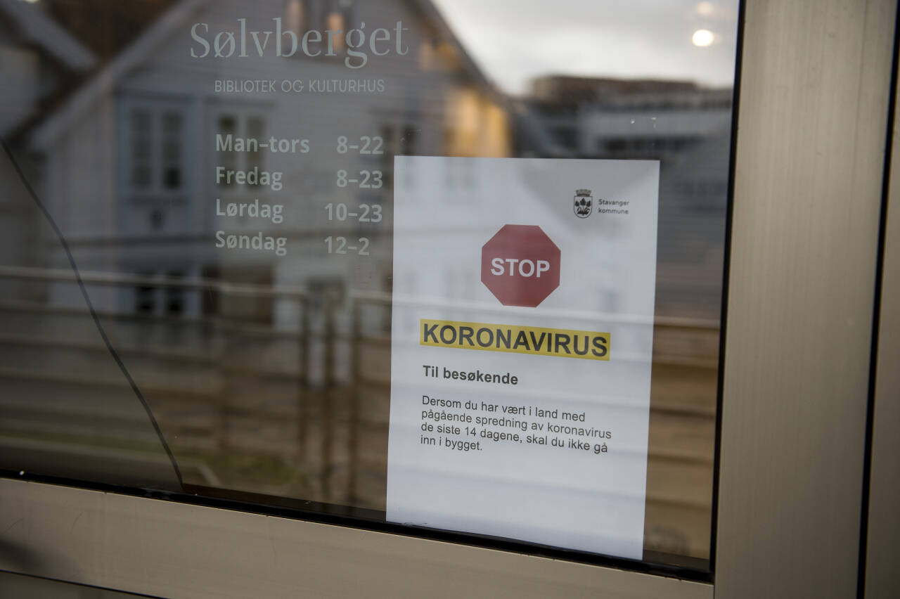 Siste døgn er det registrert 50 nye smittetilfeller i Stavanger kommune. Det er det høyeste antallet registrerte tilfeller på et døgn siden pandemien startet. Illustrasjonsfoto: Carina Johansen / NTB