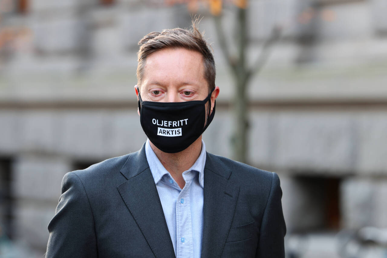 Leder Frode Pleym i Greenpeace Norge er både sint, skuffet og stolt etter at Høyesterett forkastet anken i klimasøksmålet. Foto: Ørn E. Borgen / NTB