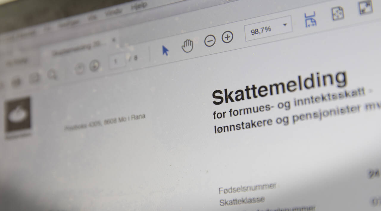 Skatteetaten etterlever ikke kravene til universell utforming av IKT i skattemeldinga, mener tilsyn. Foto: Terje Bendiksby / NTB