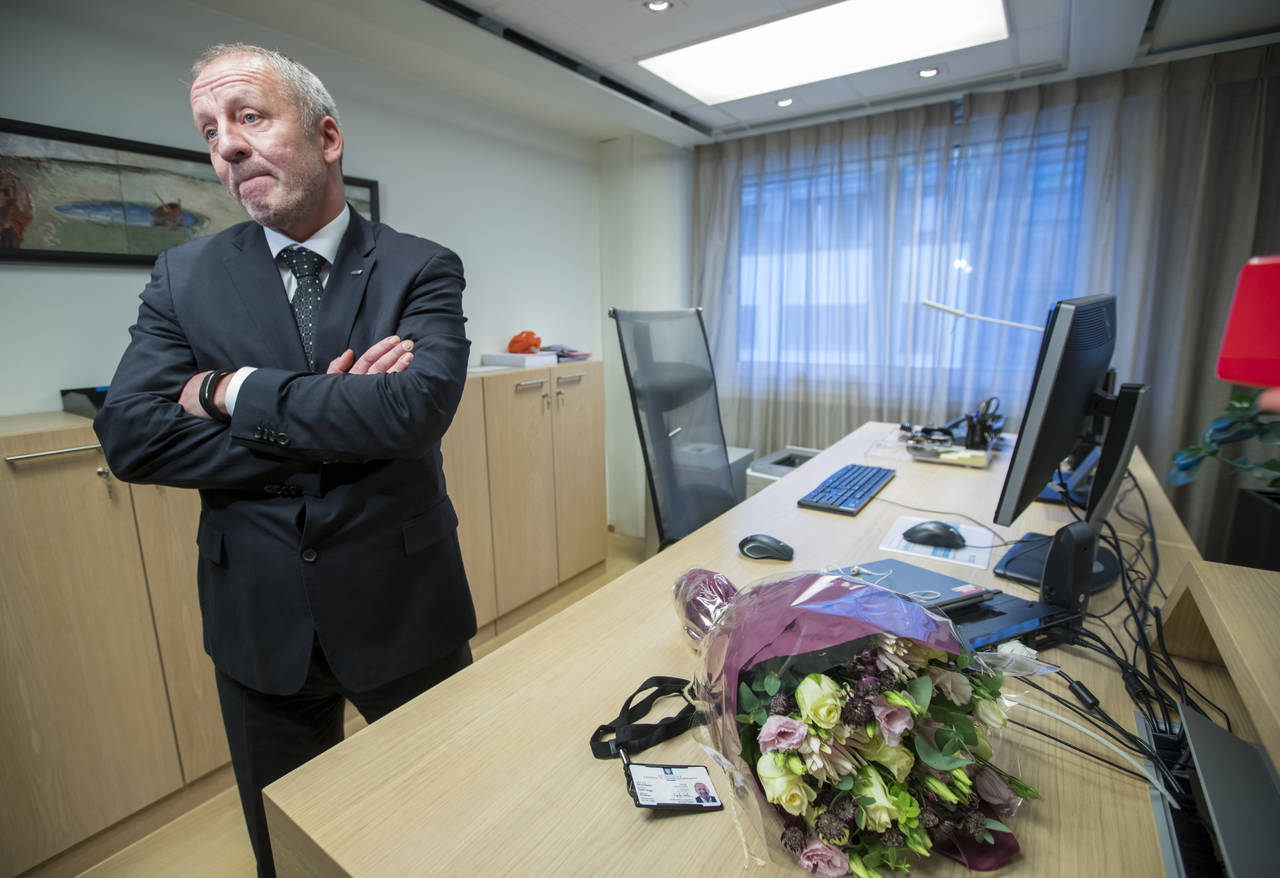 Fiskeriminister Geir-Inge Sivertsen (H) overtok i januar for Harald T. Nesvik (Frp). Foto: Terje Pedersen / NTB scanpix