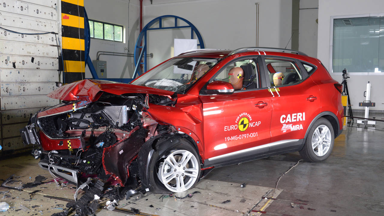 KINESISK: MG var en gang et britisk bilmerke, nå er de eid av kinesiske SAIC Motor. FOTO: Euro NCAP