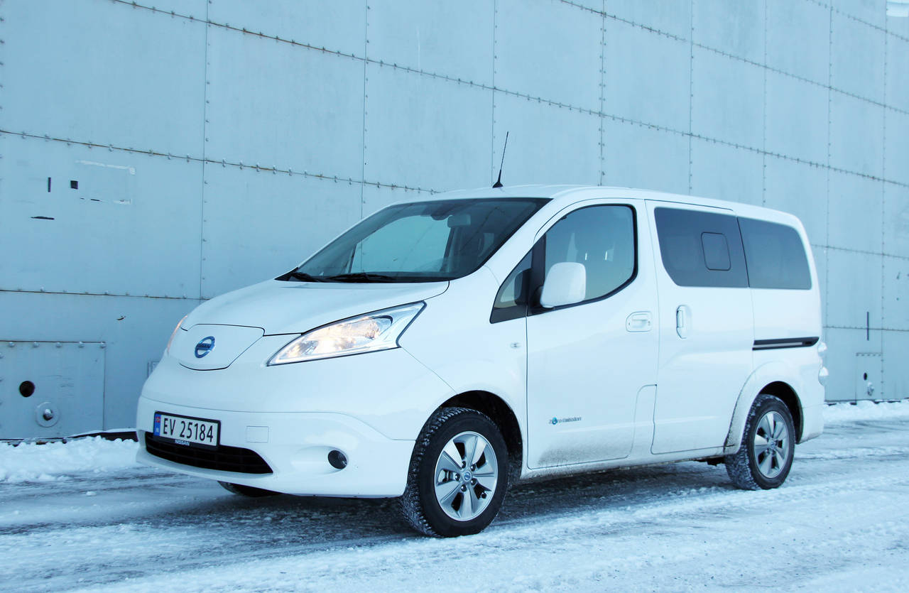 NYTTEKJØRETØY: Nissan opplever en solid vekst i salget av elektriske varebiler. FOTO: Morten Abrahamsen / NTB