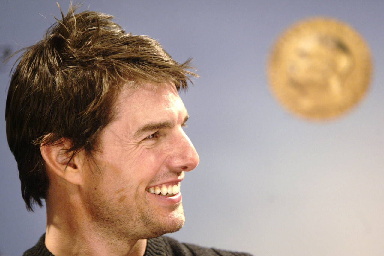 Tom Cruise spiller hovedrollen i «Mission Impossible 7» som spilles inn på Vestlandet i høst. Bildet er fra 2004. Foto: Håkon Mosvold Larsen / NTB scanpix