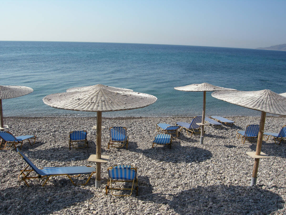 Chios i Hellas kan bli blant stedene som nordmenn kan dra på ferie til uten å pådra seg karantene fra 15. juli. Illustrasjonsfoto: Solveig Vikene / NTB scanpix