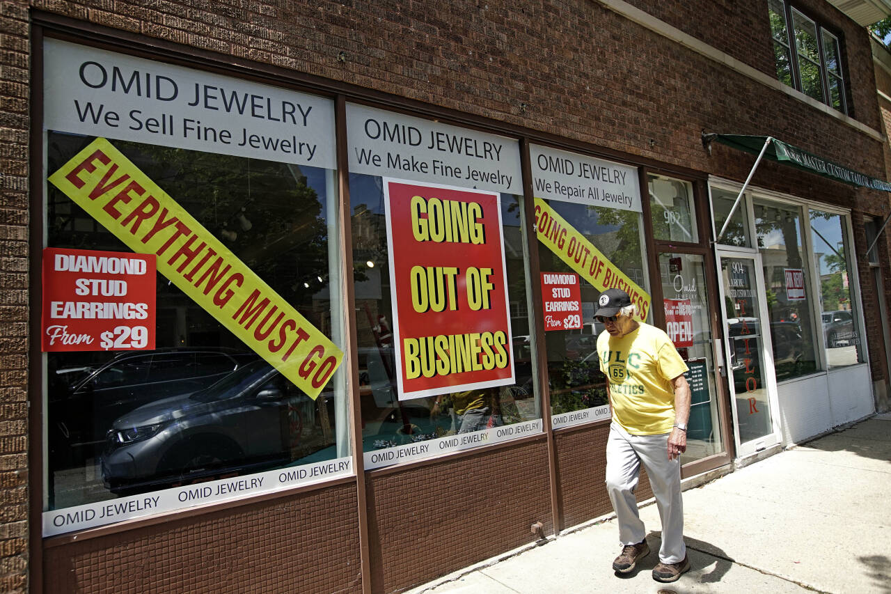 Arbeidsledigheten skyter i været i USA som følge av koronakrisen. Foto: AP Photo / Nam Y. Huh / NTB scanpix