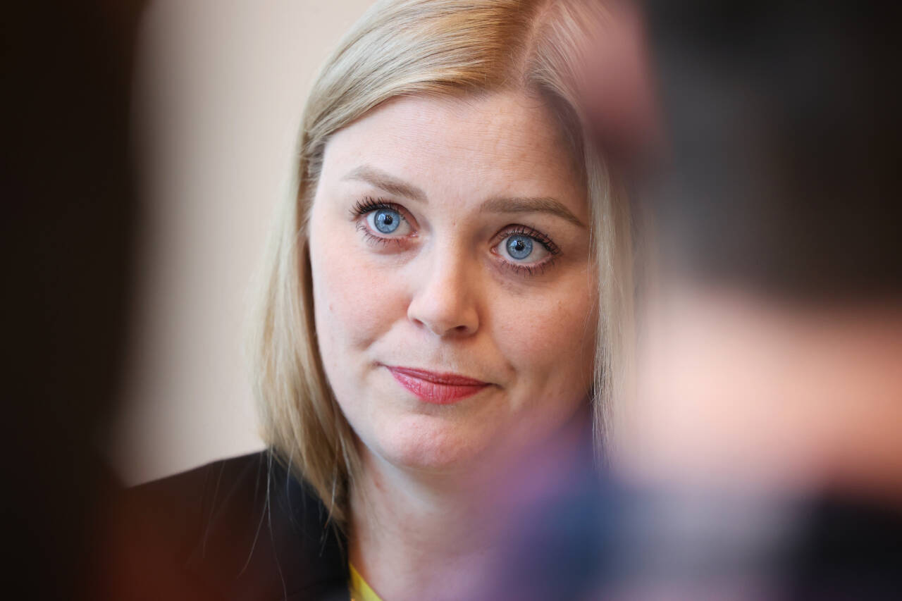 Olje- og energiminister Tina Bru (på bilde) har fått overlevert en omfattende utredning fra Carbon Limits og Thema om CCS i Europa og Norge. Foto: Ørn E. Borgen / NTB scanpix