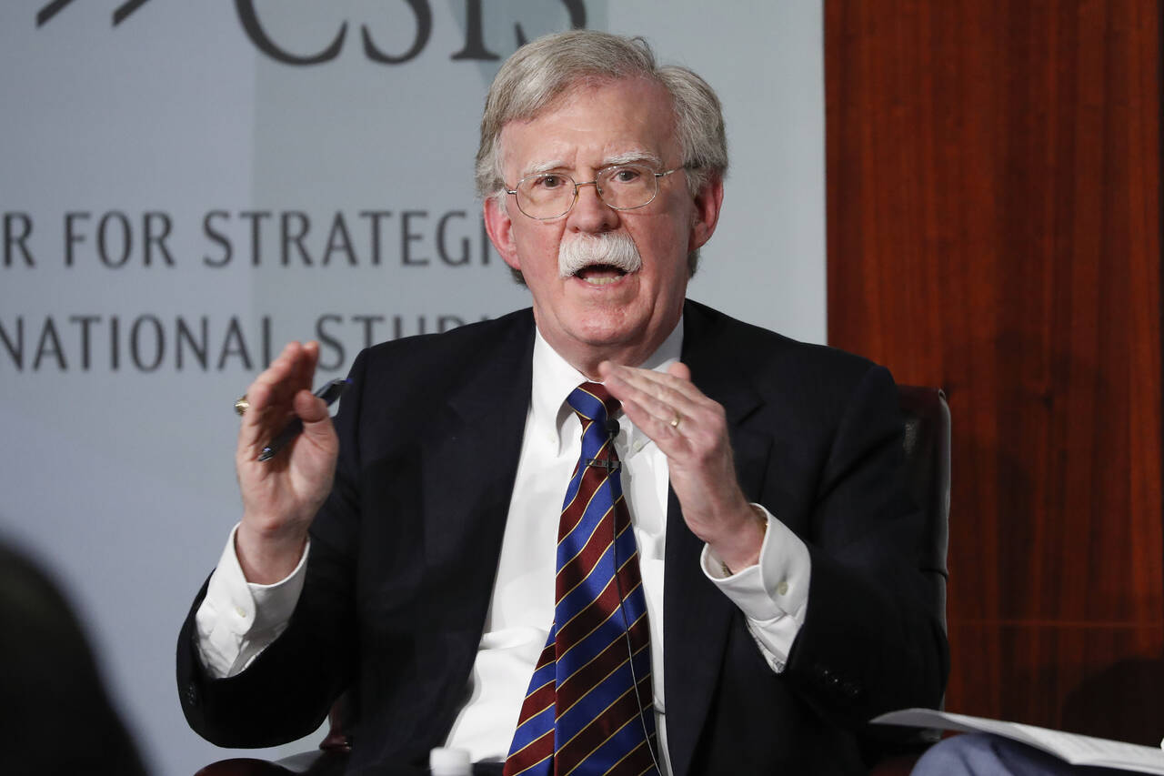 Tidligere sikkerhetsrådgiver John Bolton sier president Donald Trump er svært skadelig for USA. Foto: Pablo Martinez Monsivais / AP / NTB scanpix