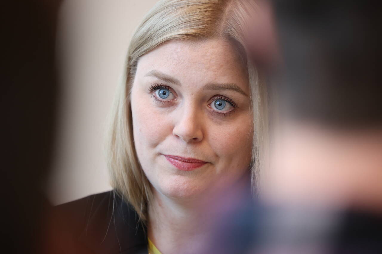 Olje- og energiminister Tina Bru (H) har satt i gang igjen prosessen rundt 25. konsesjonsrunde, som lenge har stått på pause i påvente av en avklaring om hvor den såkalte iskanten skal gå. Foto: Ørn E. Borgen / NTB scanpix