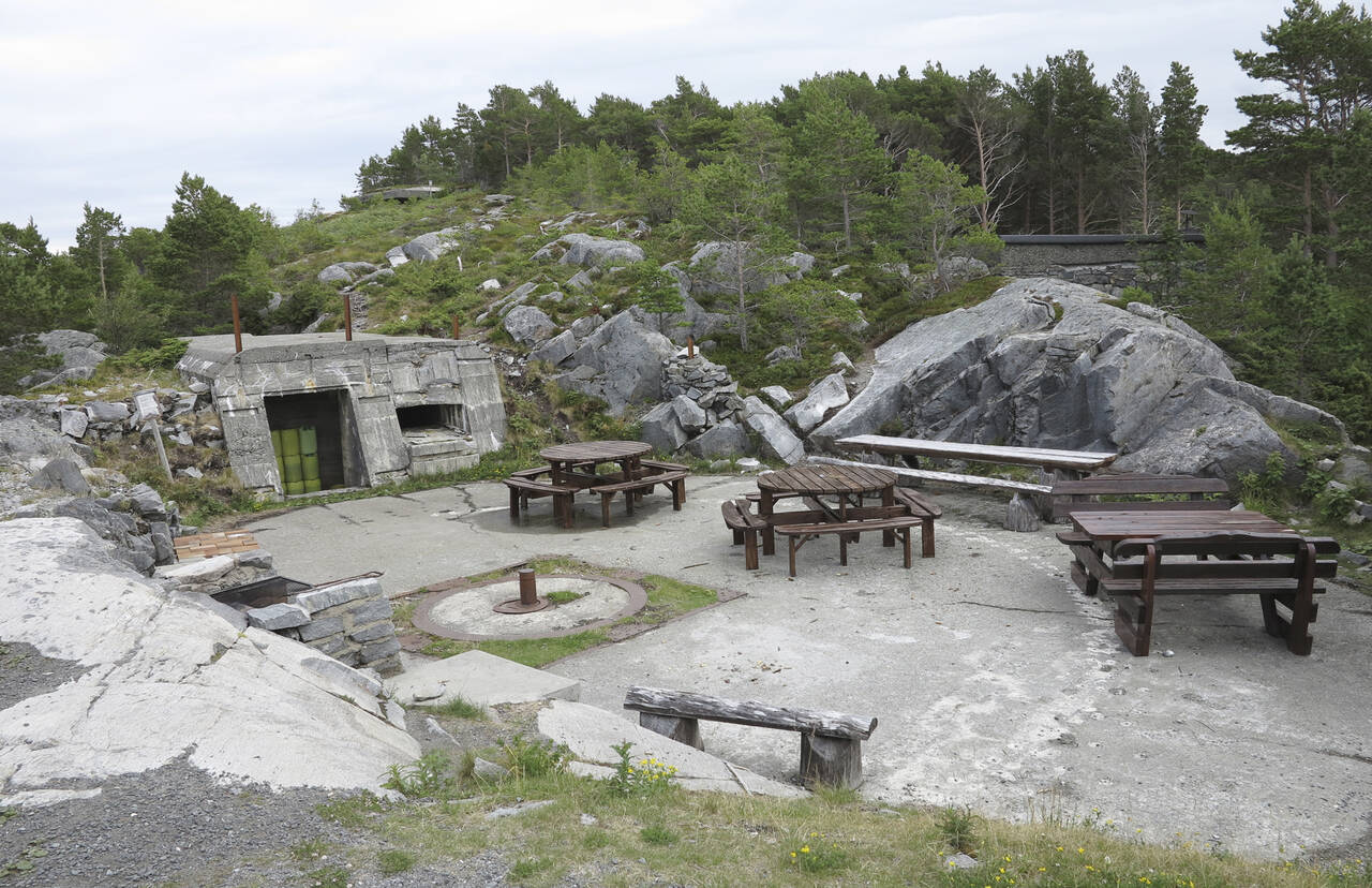 Melland Fort har mange minner fra 2. verdenskrig.  Foto: Terje Holm