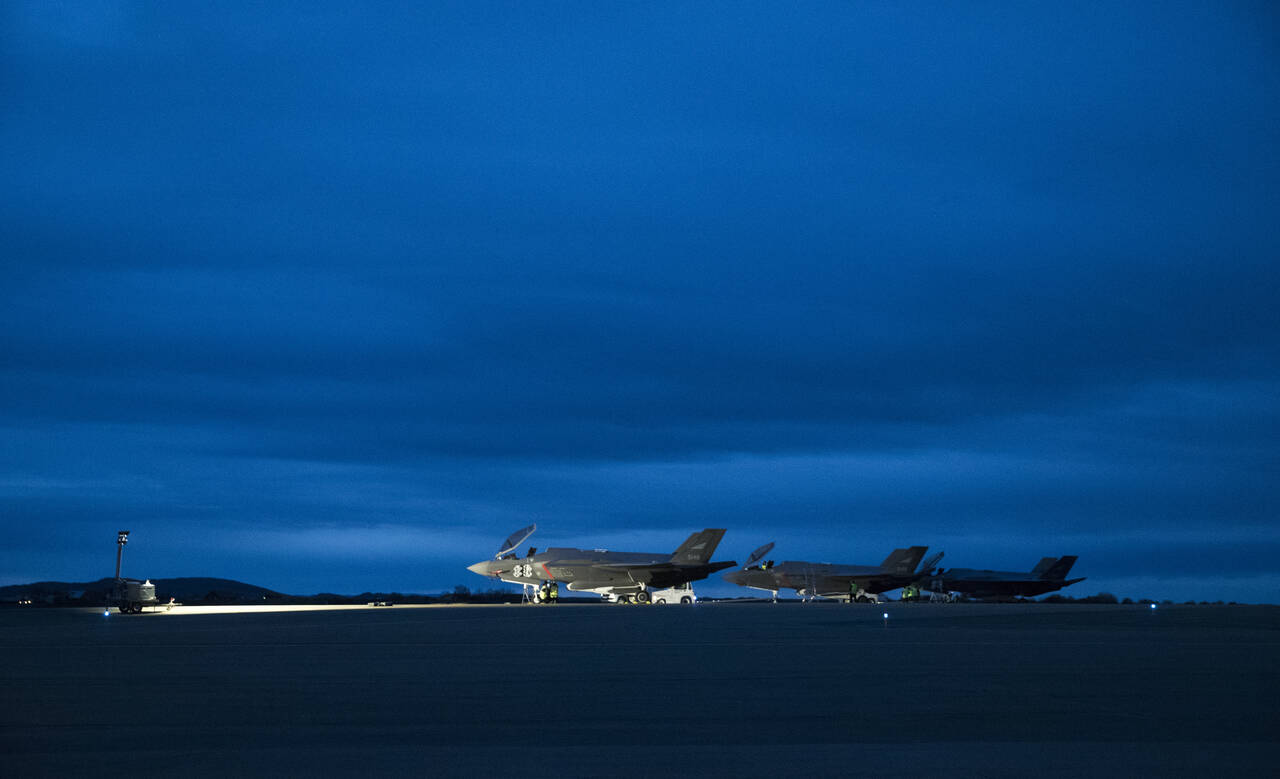 Norske kampfly har avskåret russiske fly 22 ganger i år. Foto: Terje Pedersen / NTB scanpix