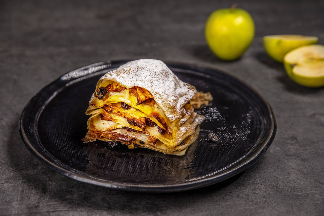 FLOTT KREASJON: Mille-feuille imponerer gjestene, men er enkelt å lage. Foto: Ole Berg-Rusten / NTB scanpix