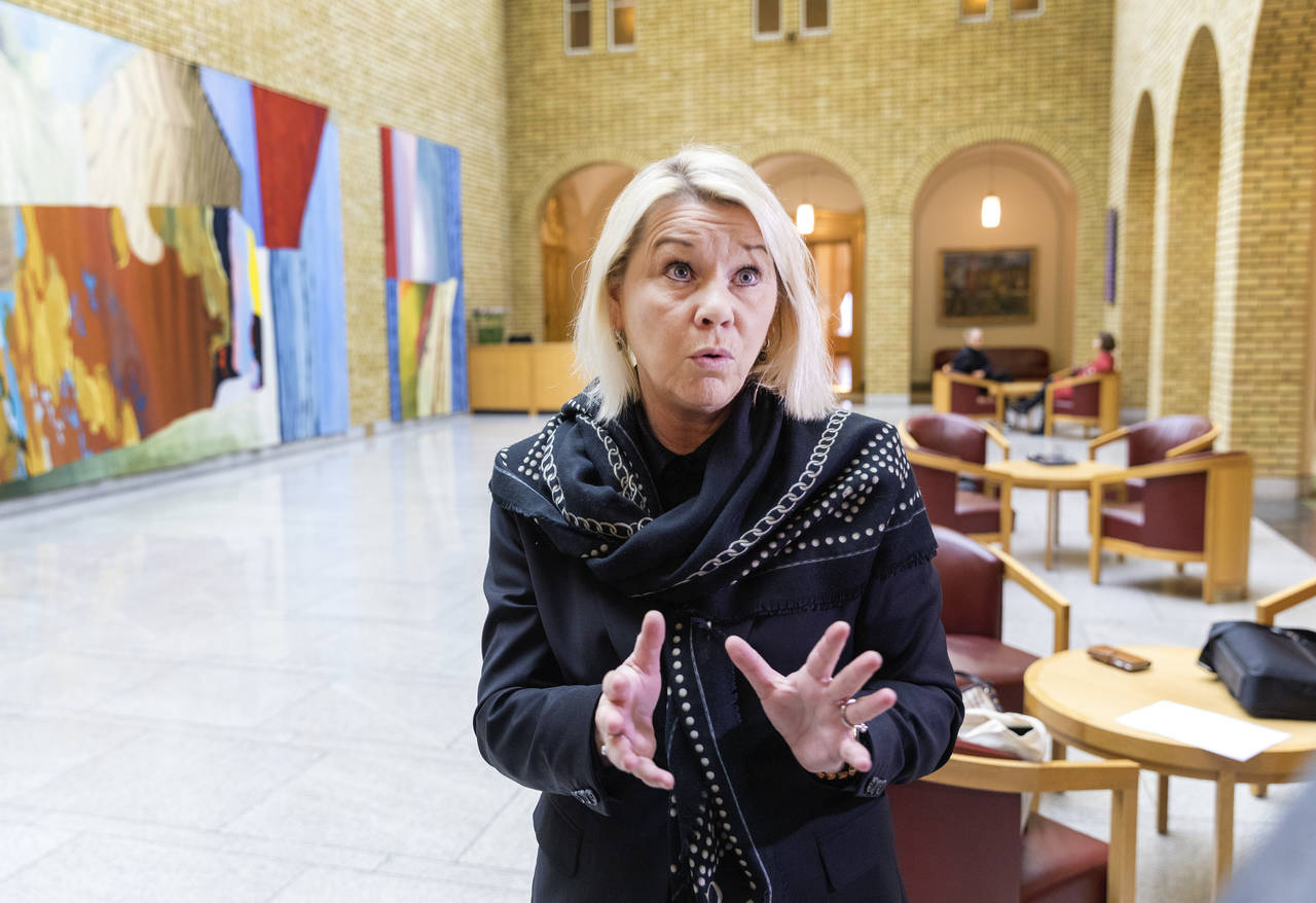 Justis- og beredskapsminister Monica Mæland har hovedansvaret for regjeringens håndtering av viruskrisen. Foto: Gorm Kallestad / NTB scanpix