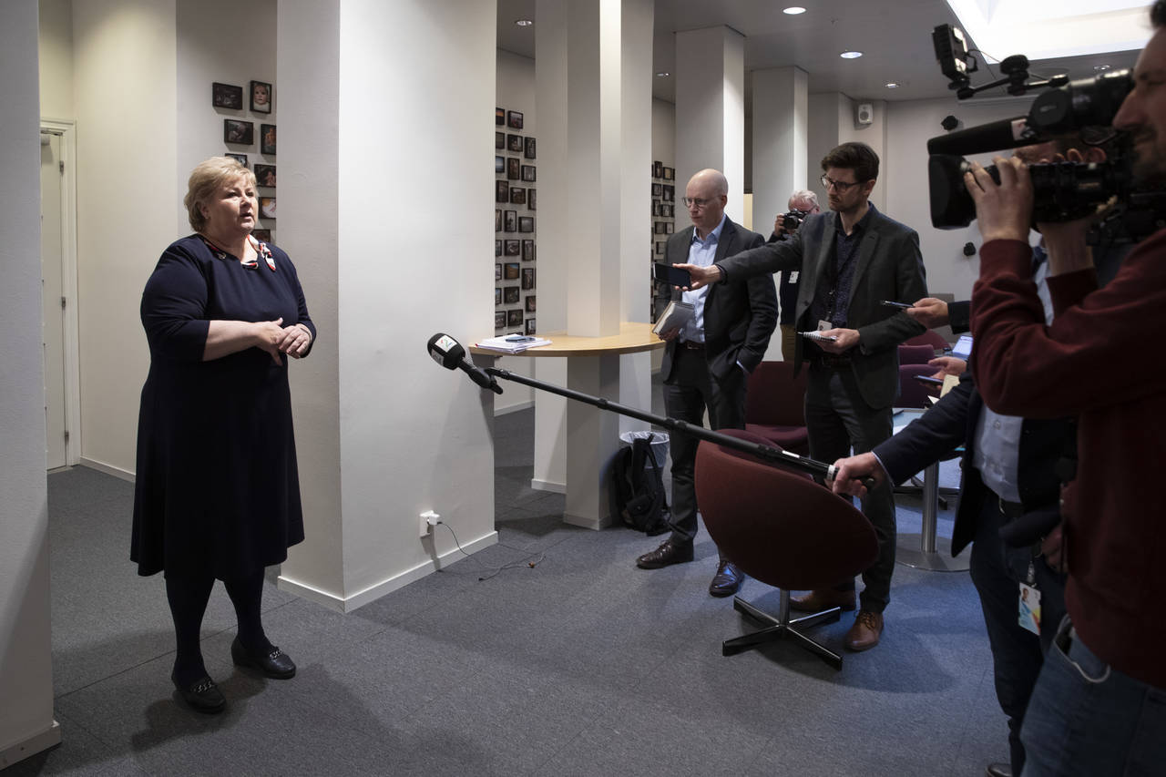 Stortinget samles for å blant annet behandle krisefullmaktloven, som har fått mye kritikk. Foto: Terje Bendiksby / NTB scanpix