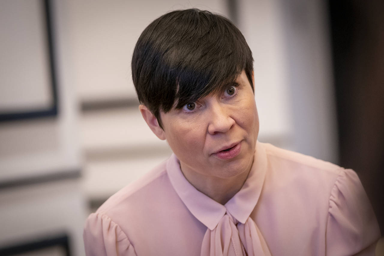 Det er ikke akseptabelt å bruke migranter og flyktninger til politisk pressmiddel, ifølge utenriksminister Ine Eriksen Søreide (H). Foto: Heiko Junge / NTB scanpix